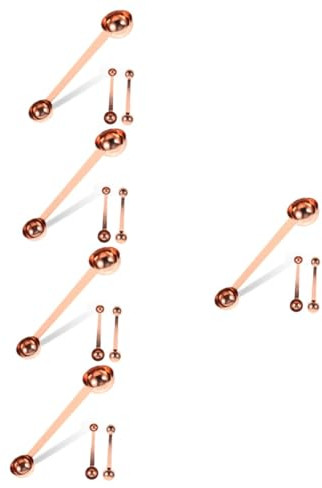 Alipis 5 Pièces cuillère à mesurer cuillères de service en acier inoxydable cuillère doseuse à café cuisine accessoires accessoire cuisine cuillères à mesurer cuillère polyvalente Ménage
