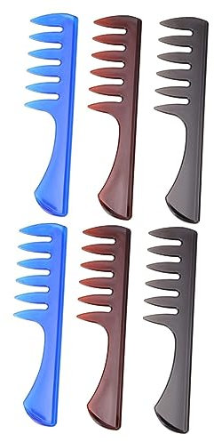FRCOLOR 6 Piezas peine de pelo para hombre peine tenedor accesorios de peluqueria hair care scalphero massage hombre para s de espalda de masaje