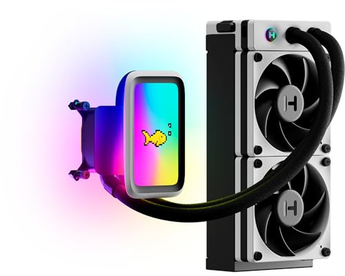 HYTE Thicc Q60, Dissipatore all-in-One, Schermo IPS 5 Pollici - 240 mm