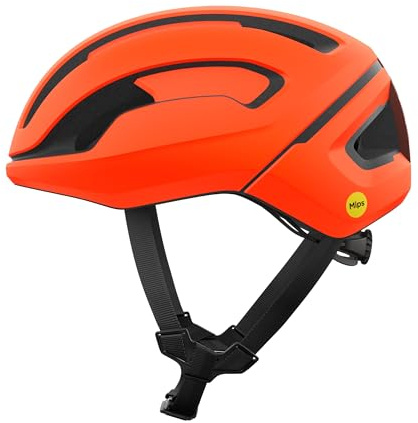 POC Unisex-Adult Omne Air MIPS Fahrradhelm, Fluorescent Orange Matt, M (54-59cm)