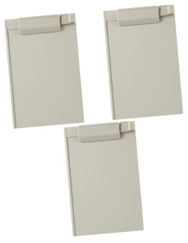 HOODANCOS 3pièces Porte-documents Plastique Avec Clip Support Pour Écriture Pour Salles De Classe Bureau Et Réunions