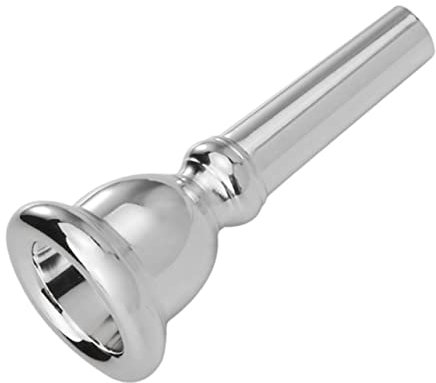 OFFSCH Mundstücke Für Altposaune Ersatz in Silberfarbe Hergestellt Aus Kupfer Außendurchmesser Innendurchmesser Endaußendurchmesser Anschlusseaußendurchmesser