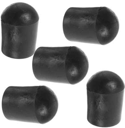 BESTonZON 5 Stück Bass Endstift mit Rutschfester Gummikappe für Kontrabass Endpin Schutz Zubehör