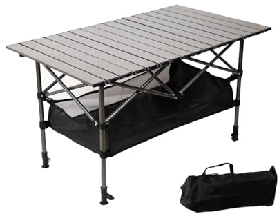 MALUPA HOME Mesa Plegable Camping, Mesa Auxiliar de 95x55 cm