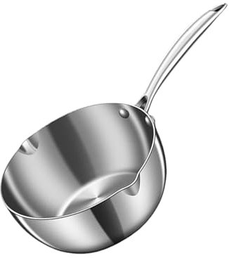 Pequeñas sartenes de leche pequeñas ollas de cocina de acero inoxidable 304 con textura adecuada para los amantes de la cocina