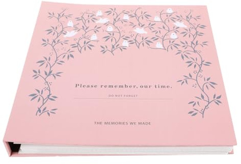 SHINEOFI Pressed Flower Photo Album Plant Specimen Collection Album Leaves Plants Specimen Holder Loose-Leaf Dried Flower Storage Book with 25 Pages for Craft Display and Memory Keeping