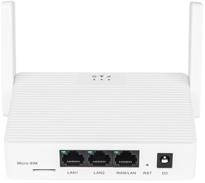 Juqoyue Router WiFi 4G LTE SIM Card 1200Mbps 2.4GHz 5GHz Wireless Wi-Fi Antenna 5dBi Porta WAN LAN 32 Dispositivi EU-Plug