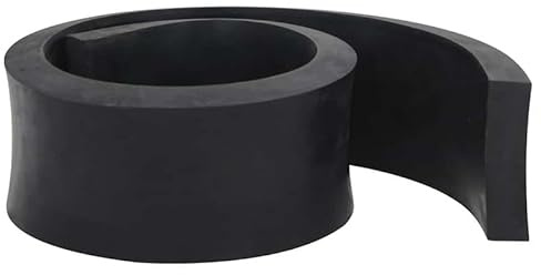 Gummileiste für Schneepflug 120x8x2 cm Schwarz | Robust & Witterungsbeständig | Ideal für Schnee- und Eisbeseitig | Schützt Fahrzeug und Boden