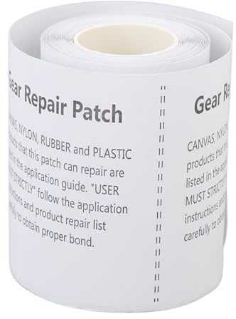 Kit toppa per riparazione piscina in TPU, nastro di riparazione gonfiabile, toppa autoadesiva multiuso da 375 cm per materassi ad aria, tettoie per piscine, tende, materiale TPU