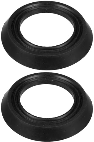 jojofuny 2pcs Leakproof Urinal Rubber Gasket Sealing Flange Ring with 1.0mm Thickness for Urinal Drain Replacement in Commercial and Restroom Use