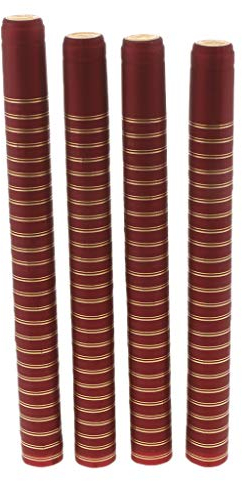 B Blesiya Capsules Thermorétractables De Bouteille De Vin De 100pcs PVC Capsules - 30mm -Bourgogne
