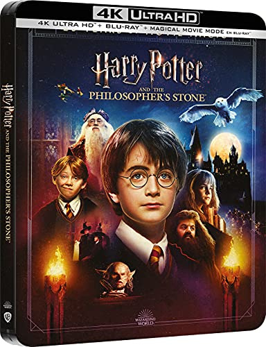 Harry Potter y La Piedra Filosofal + Magical Movie Mode - Steelbook 4k Ultra-HD + Blu-ray [Blu-ray]