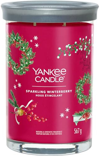 Yankee Candle Sparkling Winterberry Duftkerze im Glas, groß