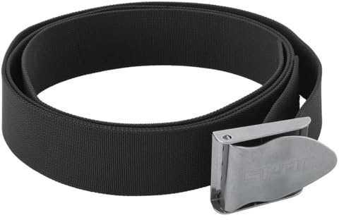 SEAC Diving Belt, Gewichtsgürtel aus Stoff mit Edelstahlschnalle, Länge 140 cm