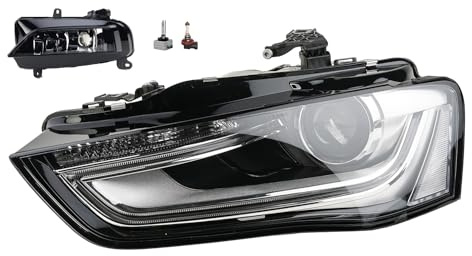 Johns, Scheinwerfer Front passend für Audi A4 8K 02/12- Xenon D3S Links Fahrerseite + Nebelscheinwerfer + Leuchtmittel