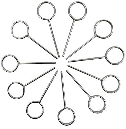 10 Stück Handy-SIM-Kartenfach, Auswurfstift, Öffnungswerkzeug, kompatibel mit iPhone, Samsung, Galaxy, Smartphone, Tablet