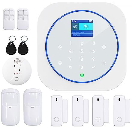 Sistema di allarme senza fili GSM Wifi - Kit di sicurezza per la casa intelligente con controllo tramite app per una maggiore sicurezza e protezione