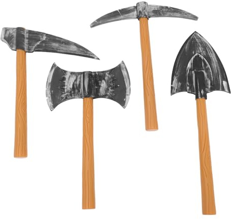 Healeved 4stücke Teiliges Set Mit Zwergen-spitzhacke Und Schaufel Für Und Partyauftritte Zubehör Für Halloween-kostüme Cosplay Und Rollenspiele