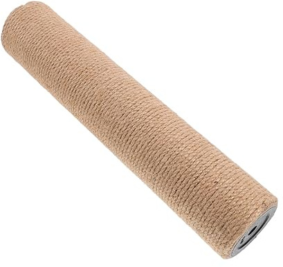 Recambio de Poste Rascador de Sisal para Gatos Vertical 1 Pieza | Color Caqui, Diseño en Posición Vertical, Uso Interior y Zona de Juego, Compatible Mayoría de Árboles para Felinos