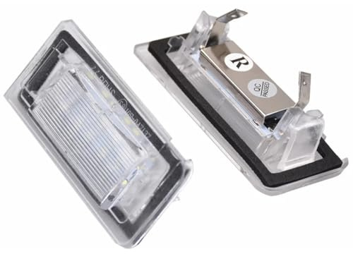2x LED Kennzeichenleuchte CAN-BUS fehlerfrei 6000K Compatible For Audi | Kennzeichenbeleuchtung Compatible For Audi TT MK1 8N 1999-06 Roadster 8N9 1999-2006 Coupe 8N3 1998-2006 wasserdicht