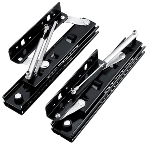 Wansiman Guide Cassetti Nascoste,Guide per cassetti a Chiusura Ammortizzata,Guide di Estensione del Tavolo,Fluido,Cuscinetti a Sfera,per mobili da Cucina,armadi e mobili contenitori