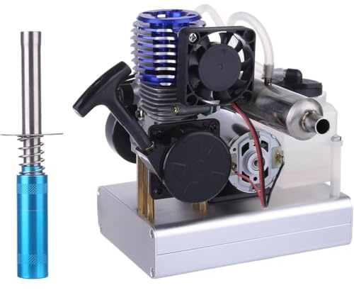 Nivå 15 12V Nitrometan-motor Generator med kylfläkt och dubbla USB-utgångar för vetenskapsexperiment och utomhusbelysning