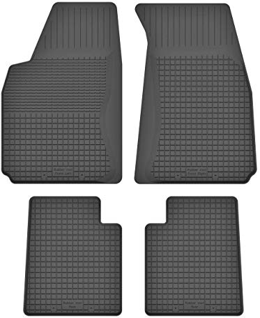 Gummimatten Fußmatten 1.5 cm Rand kompatibel mit Toyota AVENSIS I T22 (Bj. 1997-2003) ideal angepasst 4 -Teile EIN Set