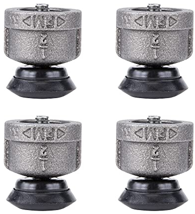 PIPE DECOR Furniture Leg Levelers for ½” Pipe Legs (4 Pack)