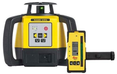 Leica Rugby 6011485 6011485 Laser rotatif avec Li-Ion, RE 120R