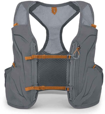 Osprey Duro Herren Trinkweste, 0.5L, Phantom Grey/Toffee Orange, L
