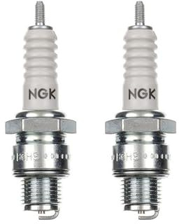 2x Zündkerze B6HS Kurzgewinde passend für Hercules Sachs Prima M 1–6, S, SX, MX1, HR, M1–M5, Optima – Mofa Moped Zündkerzen Set – 2 Stück
