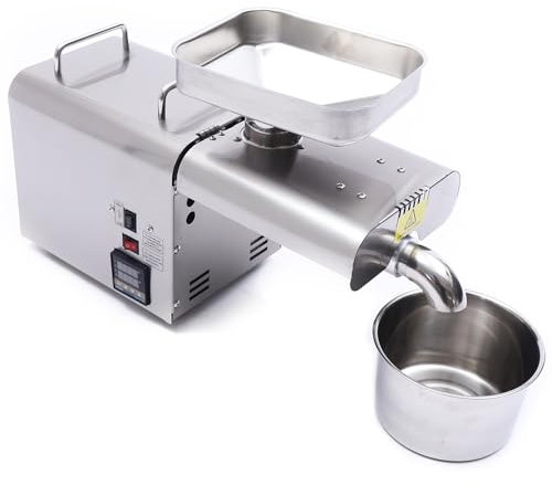Estrattore di olio in acciaio inox 750 W, per semi di tung, arachidi, semi di soia, semi di sesamo, semi di tè, semi di pepe, semi di colza