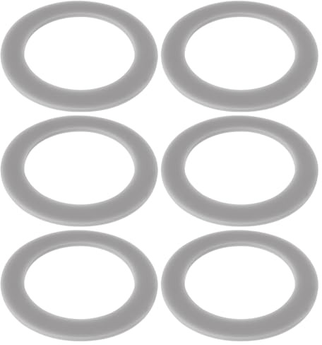 Be In Your Mind 6 STK O-Ring-Dichtung für Mixer Silikondichtung Kompatibel mit Hamilton Beach Innendurchmesser 47 Mm Außendurchmesser 67 Mm Dicke 2 Mm Grau