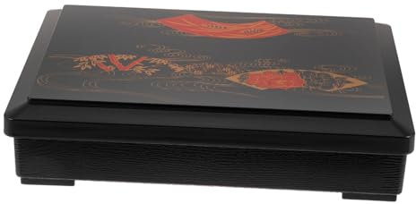 XINCXIN Bento Box Lunch Box Adultos,Bento Sushi Box,1pc Box Sushi Sashimi Bento Contenedor De Sushi Japonés Caja De Sashimi Japonés Bandeja De Sushi Con Tapa Apanese