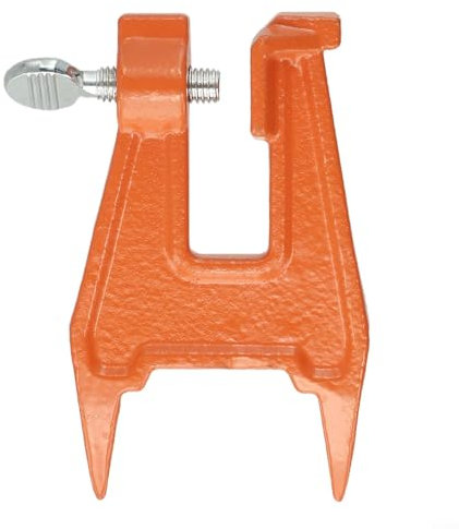Yhenlovtt Chainsaw File Kit, Manganese Steel Chainsaw Sharpening Jig File Guide Kit Saw Chain Filing Block Sword Holder Sharpener Tool for Outdoor Power Equipment(orange)