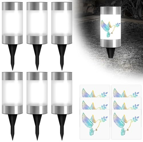 Luci funerali a LED,Lampada tombale a energia solare,Lumino Cimitero Impermeabile,Candele a energia solare tomba,Lumino Elettrico per Cimitero,Lampada sacrificale a LED,Lampada da Tomba con picchetto