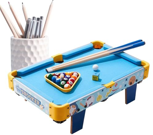 Biljardbord - Mini bord, bärbart tillbehör för spelrum, kompakt design fällbara leksaker | biljardbord, inomhus, familjekul, barn och vuxna, rekreation E