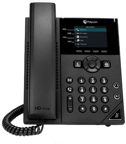 Polycom VVX 250 Business IP-Schreibtischtelefon mit Farbdisplay – vierzeilig
