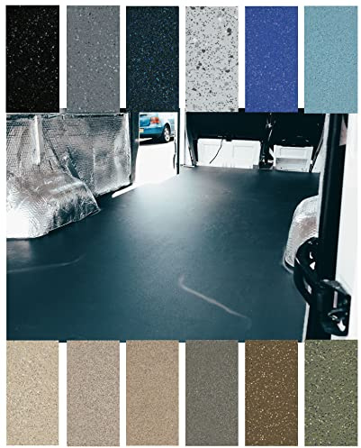 The Metal House Altro Walkway Various Camper Van Sparkle Vinyl - Anti Slip Safety Flooring - Transporter Lino (Whale, 2.5m x 2m SWB T5)