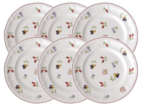 Villeroy & Boch Petite Fleur Brotteller 17cm Set6