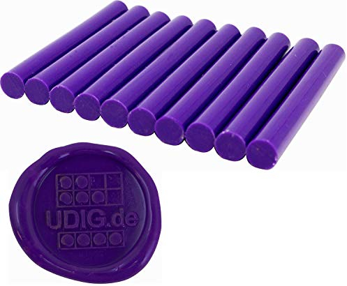 Siegelwachs 11 mm für Heißklebepistole 10 cm 100 gr. (lila)