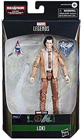 Marvel Hasbro Avengers Legends Series Avengers 15 cm actionfigur leksak Loki, premiumdesign och 4 delar med byggfigur, för barn i åldern 4 år och uppåt flerfärgad