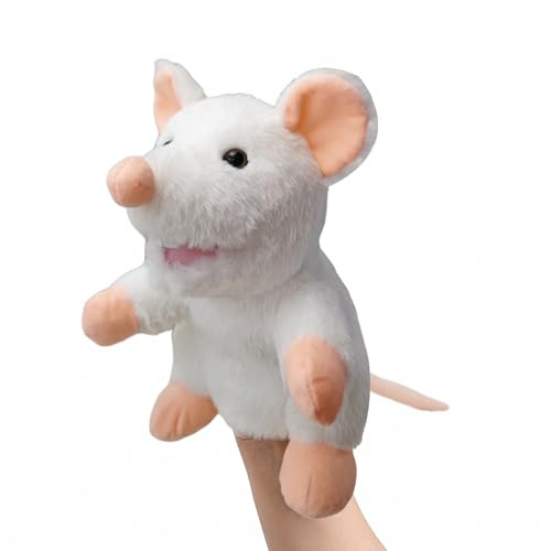 LOMTRATS 2026 Tierhandpuppen für Kinder,Kleinkind enthält Wolf,Tiger,Löwe,AFFE und bewegliche offene Münder,perfekt zum Geschichtenerzählen,im Vorschulalter und als Geburtstagsgeschenk