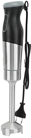 Mini Batidora Eléctrica de Mano con Cuchillas de Acero Inoxidable para Frutas, Comida para Bebés, Sopa 500W