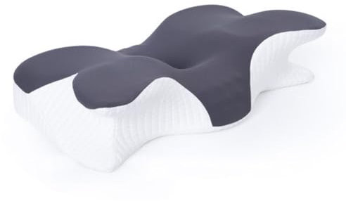 WMFASBAG Ergonomisches Memory-Schaum-Kissen mit langsamer Rückfederung, bequemes Schmetterlings-Memory-Nackenkissen, Nackenschutz, Schlaf-zervikales orthopädisches Nackenkissen