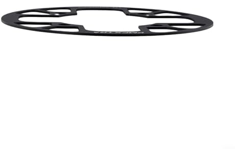 Fahrrad-Kurbelkettenschutz, 104BCD leichter Aluminiumschutz für Ritzel (40-42T Schwarz)