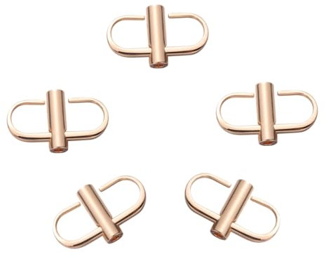 Veemoon 5pcs Adjustable Metal Buckles for Bag Chain Strap Golden Screw Fastening Accessories for Diy Craft Projects