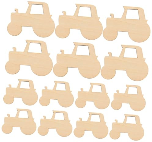 Veemoon 40stücke Holzausschnitte Aus Unbehandeltem Holz Für Diy-bastelarbeiten Und Kinderaktivitäten Als Malausschnitte Und Dekorationselemente Geeignet