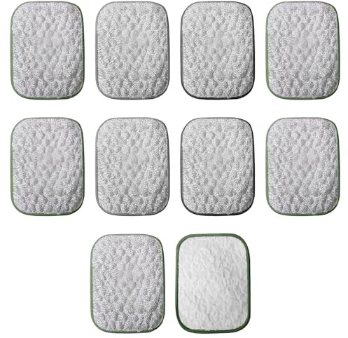 glowgare Multipurpose Wire Dishwashing Rags, 10PCS Non-Scratch Reusable Wire Miracle Cleaning Cloths for Kitchen, Pots, Pans, Sinks – Wet and Dry Use