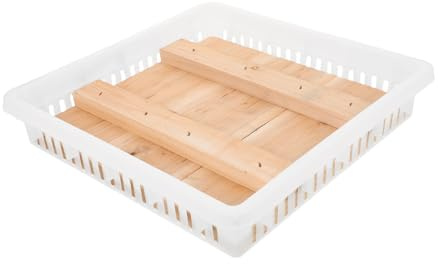 Amosfun Presse à Fromage en Bois Compacte pour Fabrication de Fromage et Produits Laitiers, Usage Polyvalent, pour Petites Cuisines et Fabrication DIY